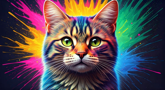 Paws of Vibrance Diamond Painting Kit