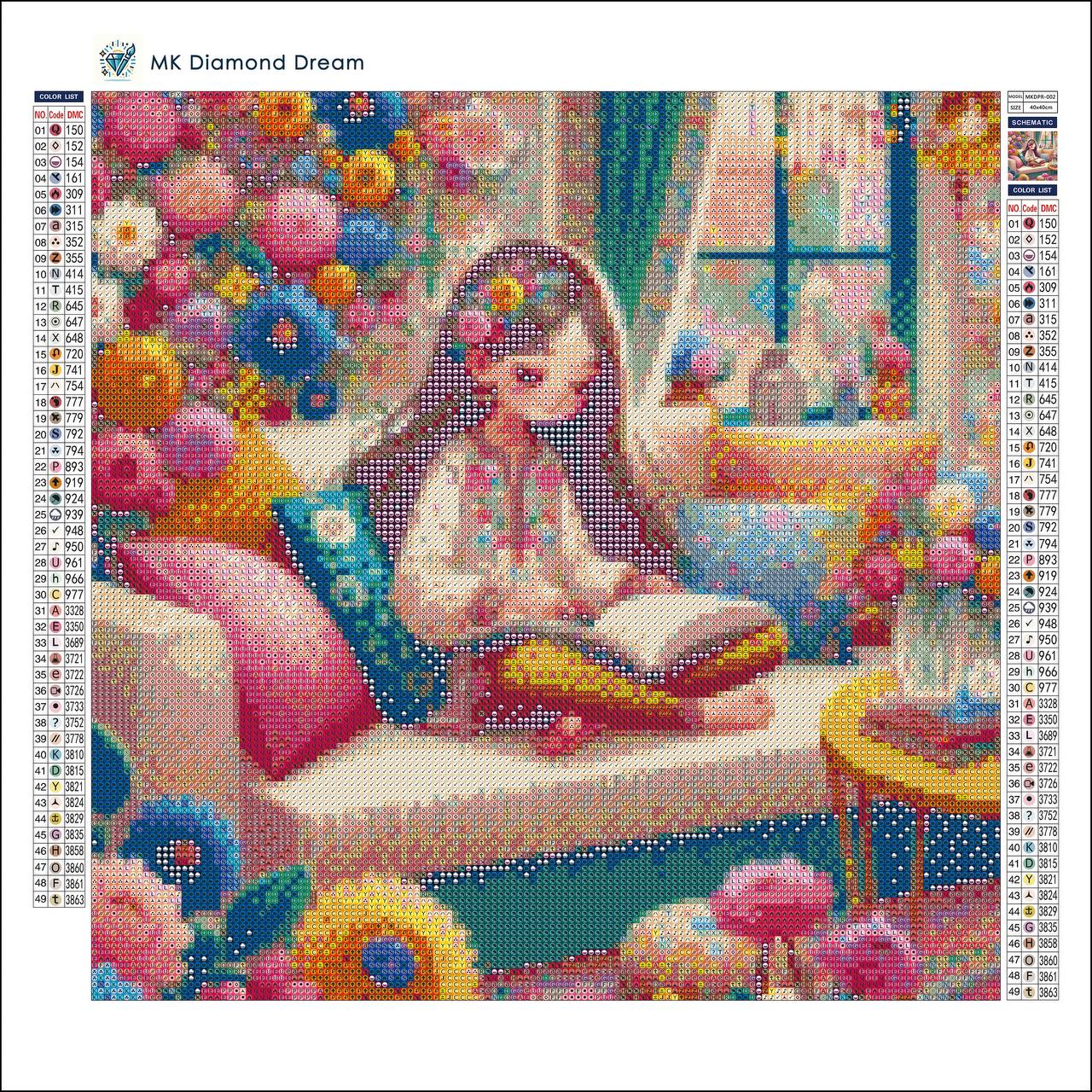 Stories Among Flowers Diamond Painting Kit