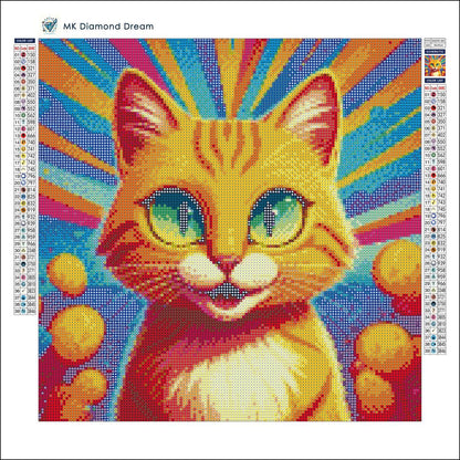 Sunny Whiskers Diamond Painting Kit