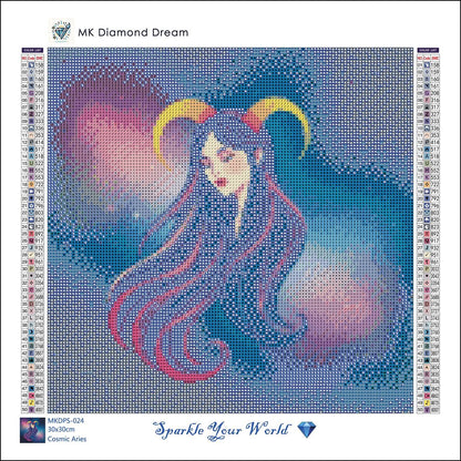 Cosmic Aries Diamond Painting Kit