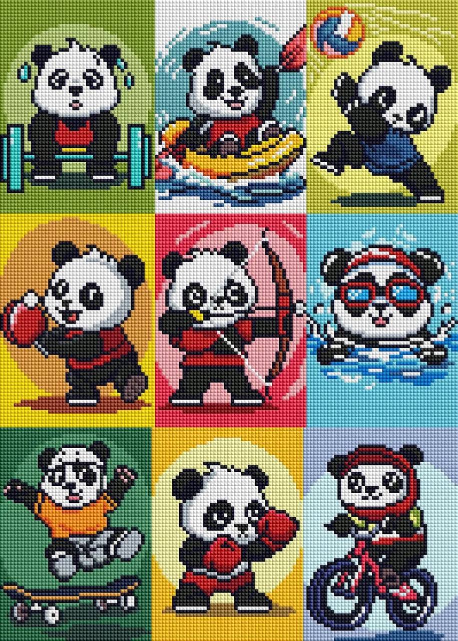 Panda Mini Diamond Painting Kit